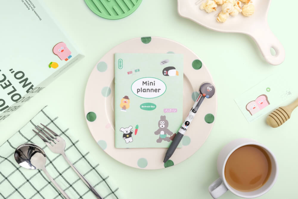 สมุดแพลนเนอร์ Ropamoda romane mini planner สีเขียว